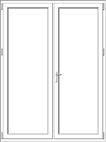 Modelo puerta PVC 56