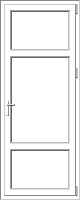 Modelo puerta PVC 67